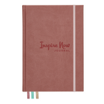 Inspire Now Journal - Productivity Planner - Organiser - Get things done - Journal - Goal Setting - Dusty Rose - Undated Journal