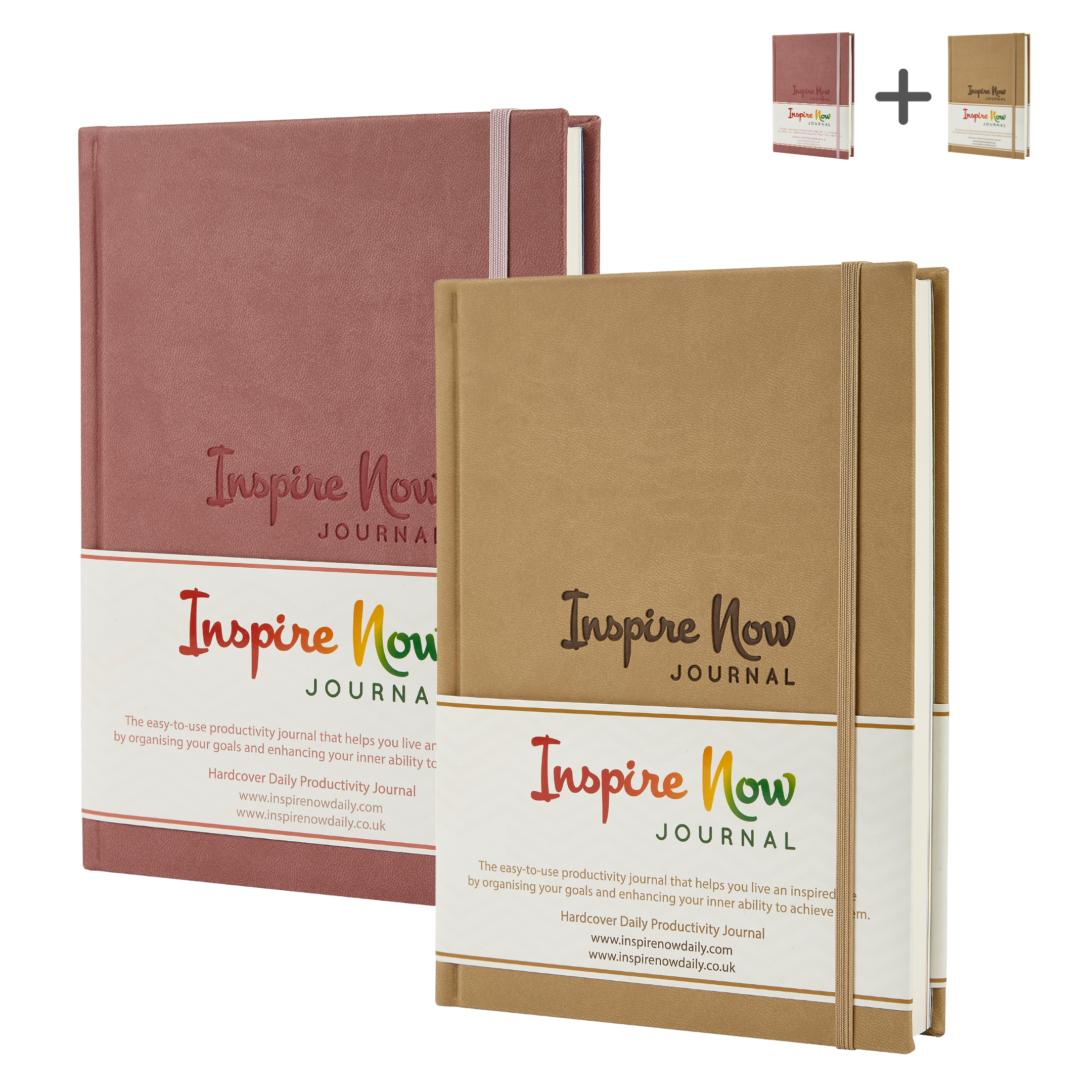 Inspire Now Journal - Productivity Planner - Organiser - Get things done - Journal - Goal Setting - Bundle - Offer
