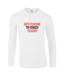 Get it Done Today | Gildan SoftStyle® Long Sleeve T-Shirt.